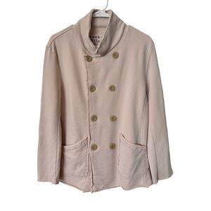 Frank & Eileen NWD Belfast Sweatshirt Peacoat Taupe Size S